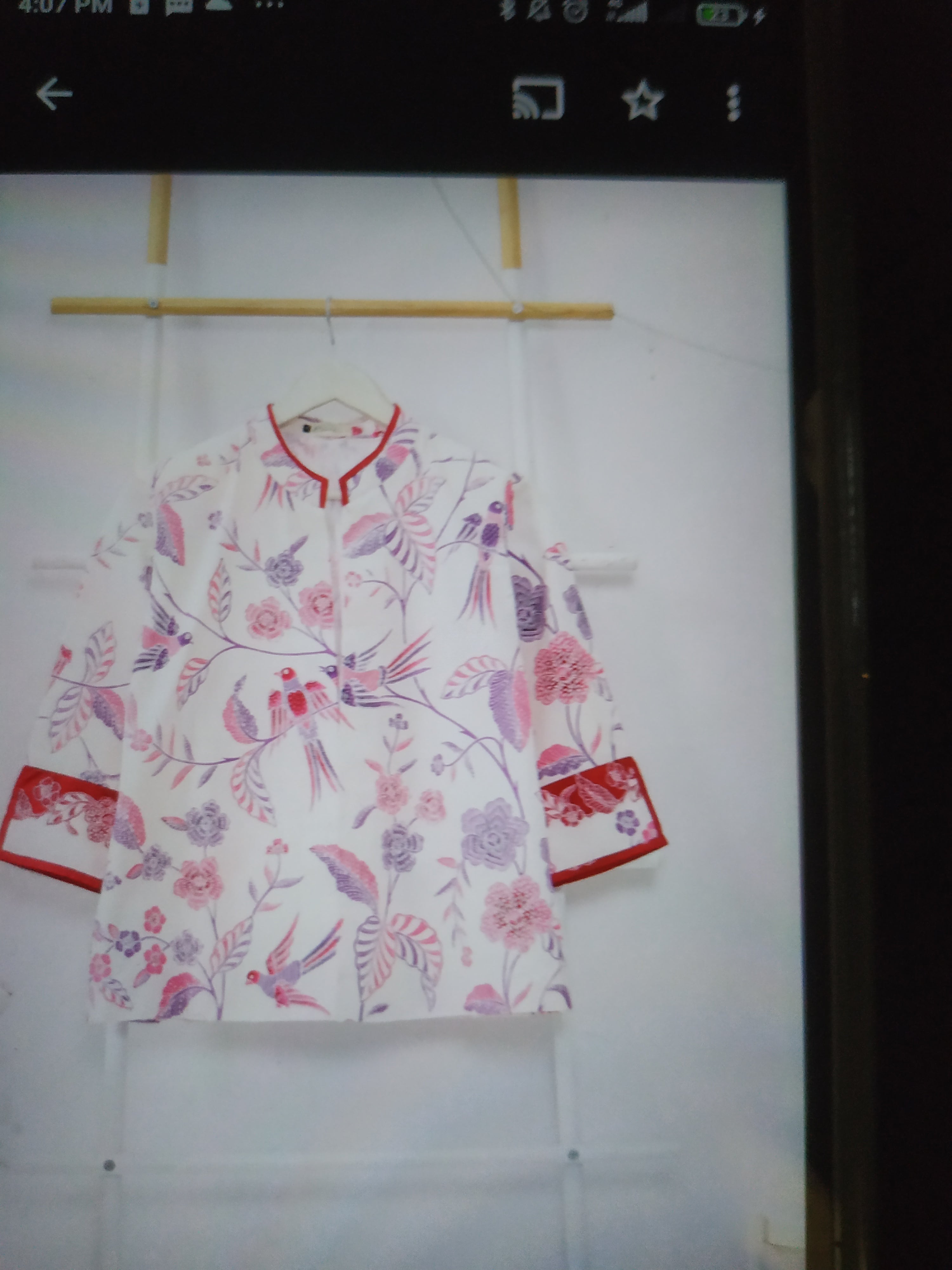 Outer Batik Print malam /XL