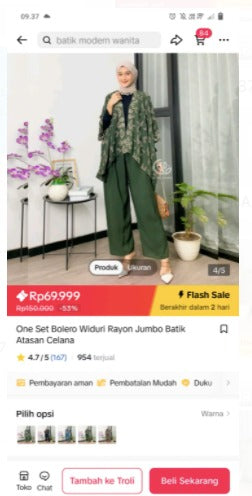 Bolero Kalong hijau/OS.04.005