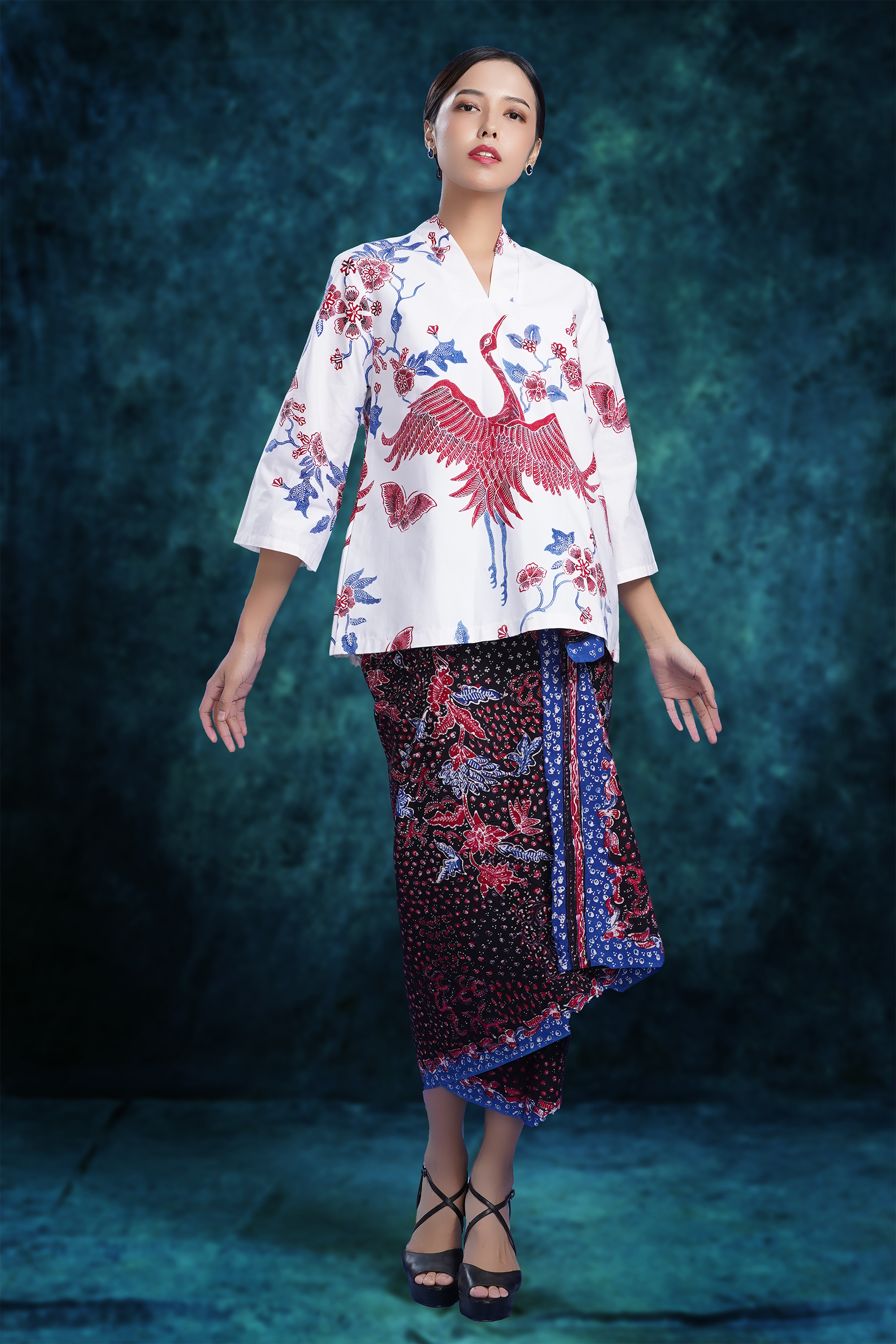 Poppy Blouse - Independence Day