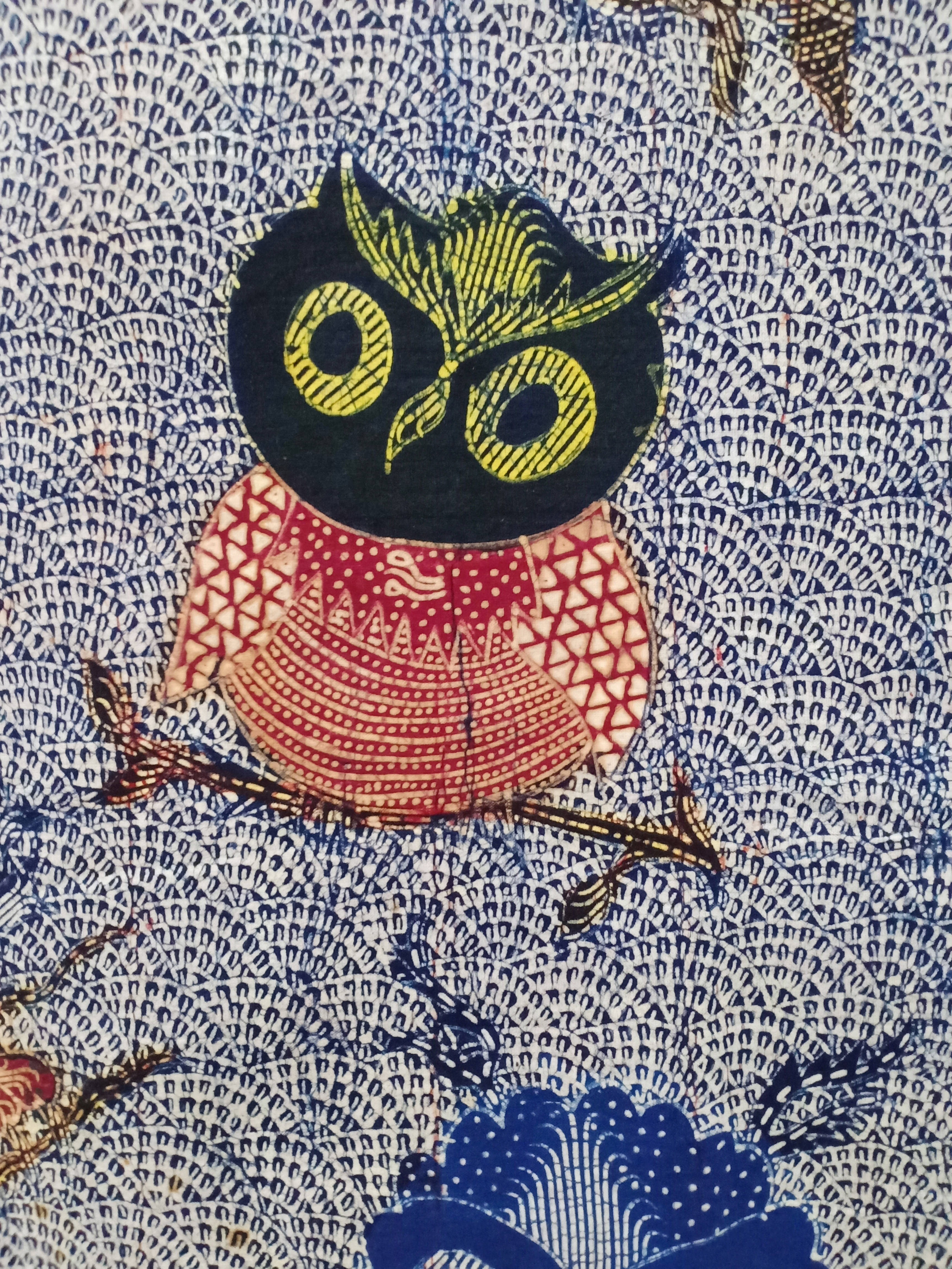 Batik Tulis Tanjung Bumi Motif Sabut Warna Biru