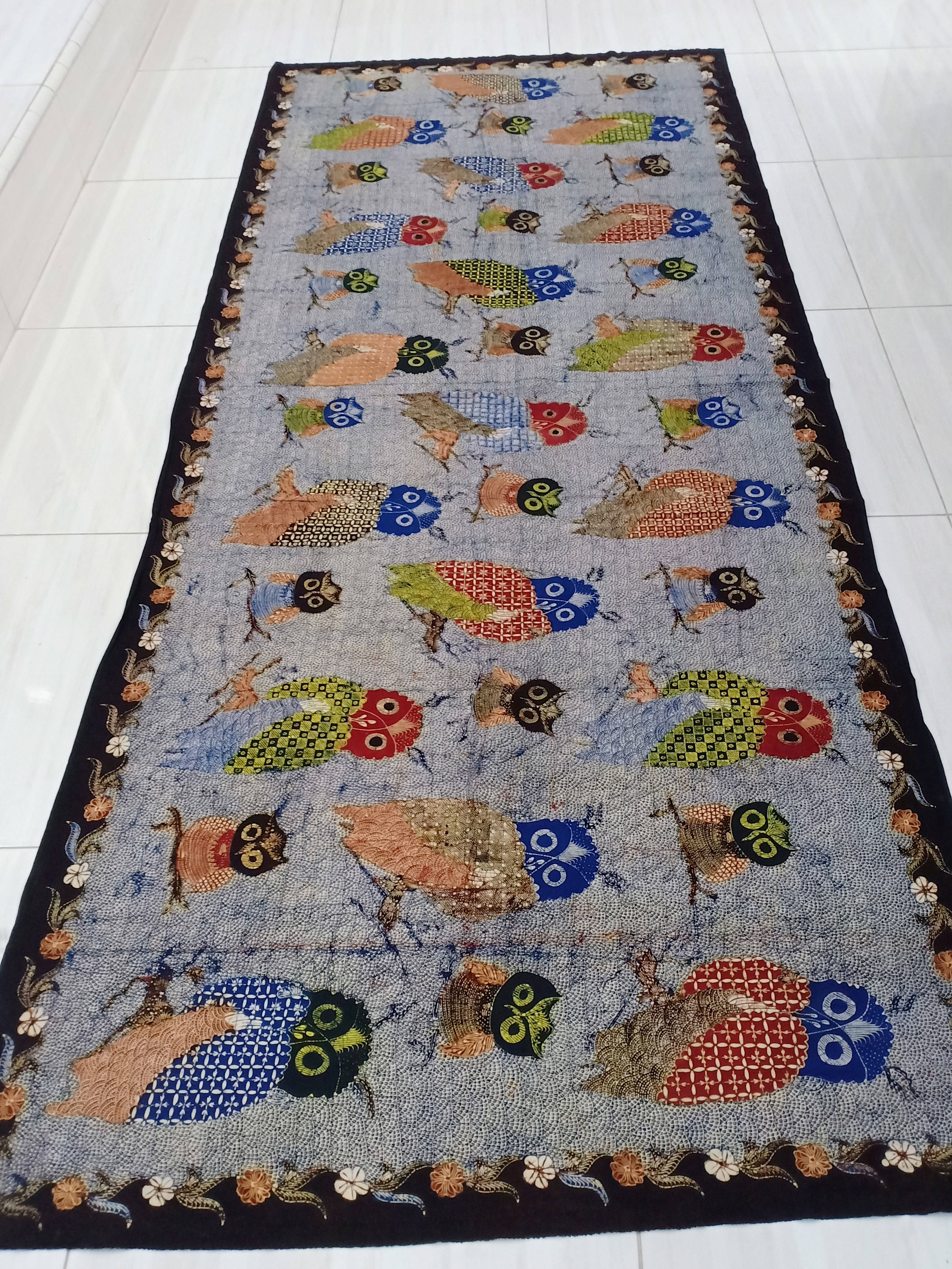 Batik Tulis Tanjung Bumi Motif Sabut Warna Biru