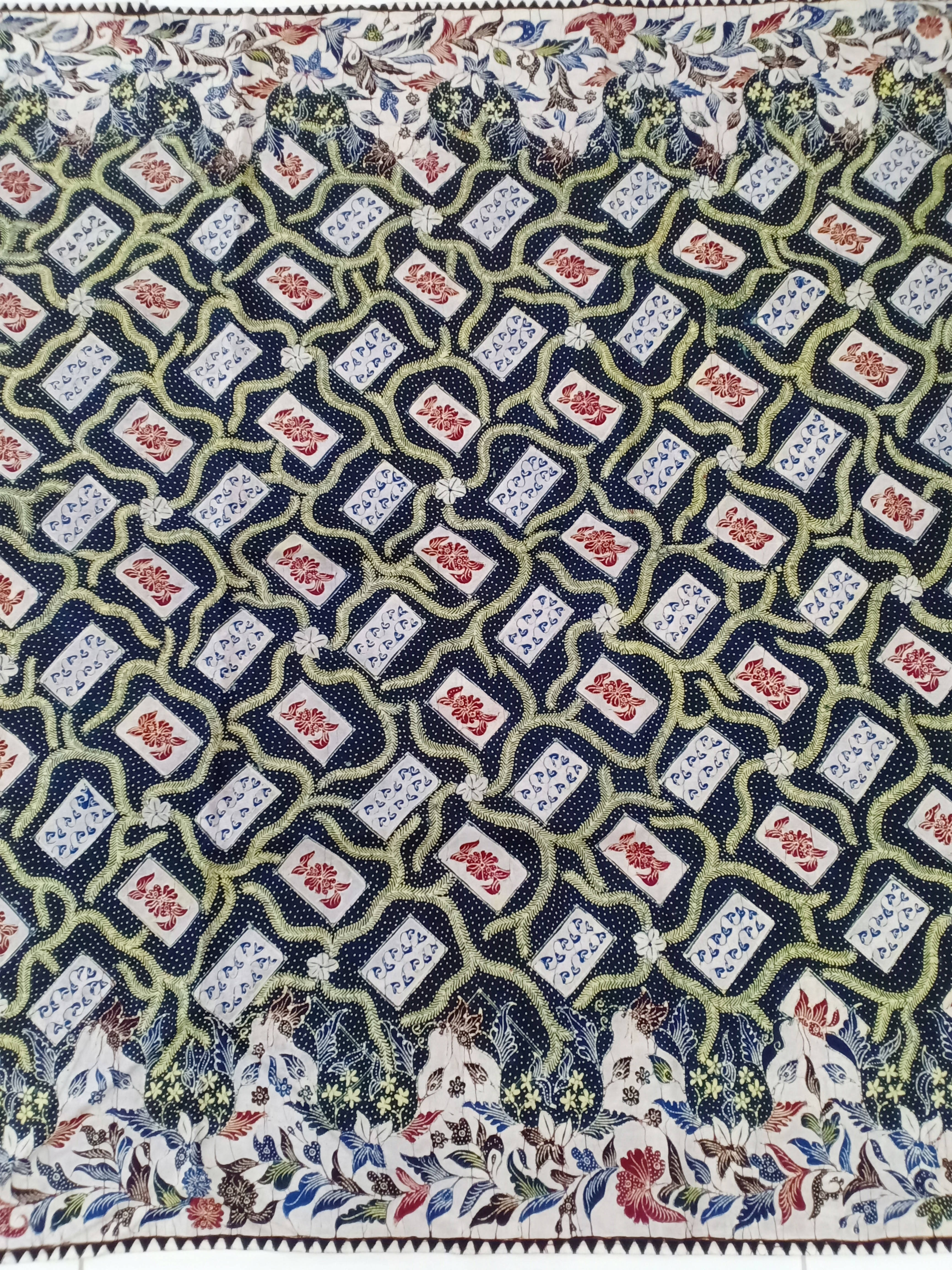 Batik Tulis Tanjungbumi Motif Lintrik Hijau