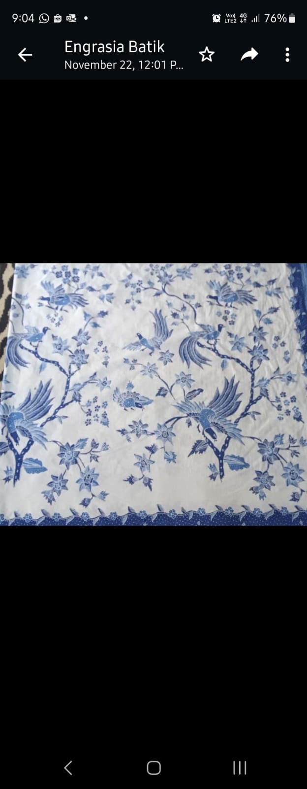 KK-22.4310 ( Warna putih motif burung)