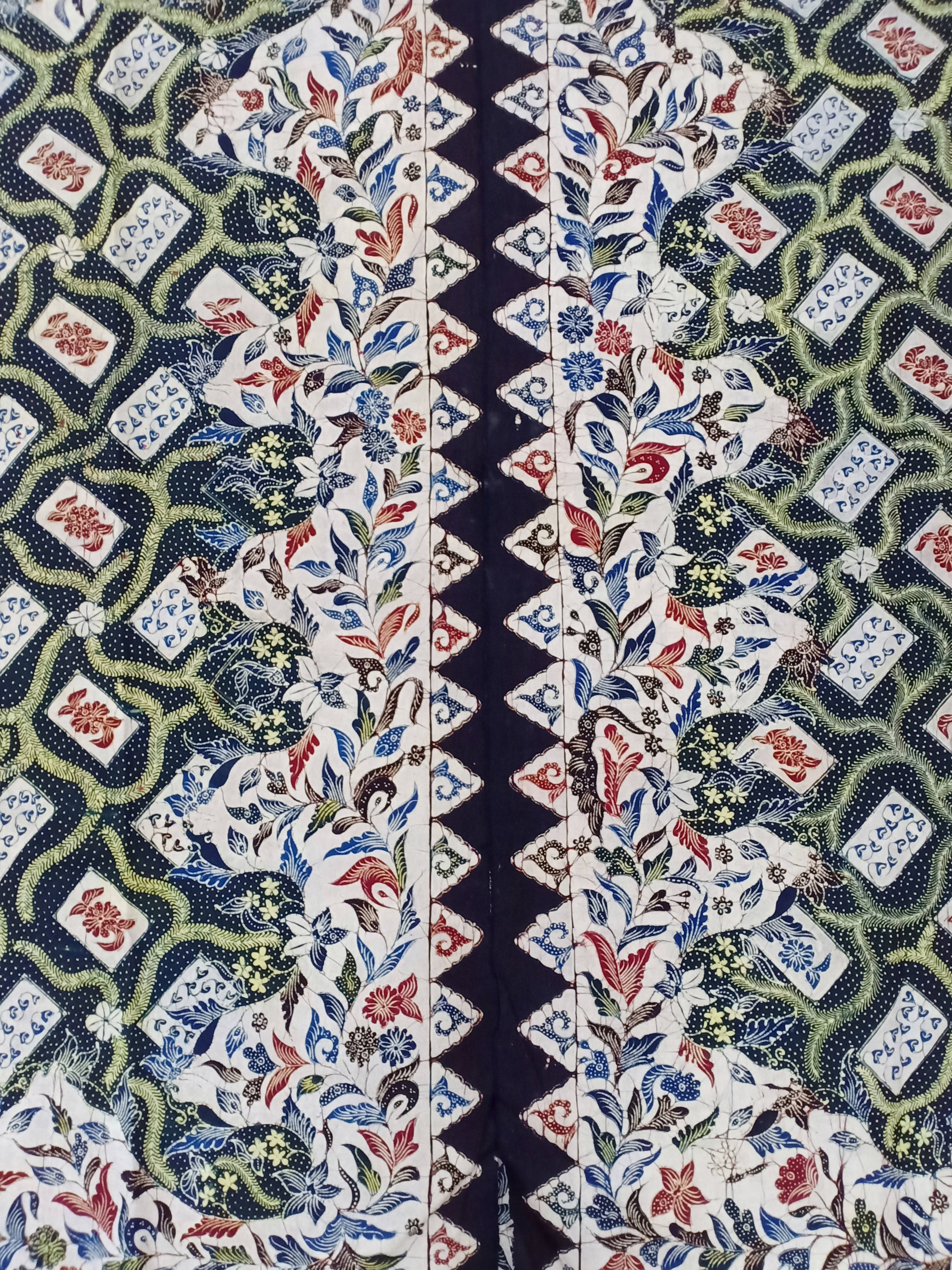 Batik Tulis Tanjungbumi Motif Lintrik Hijau