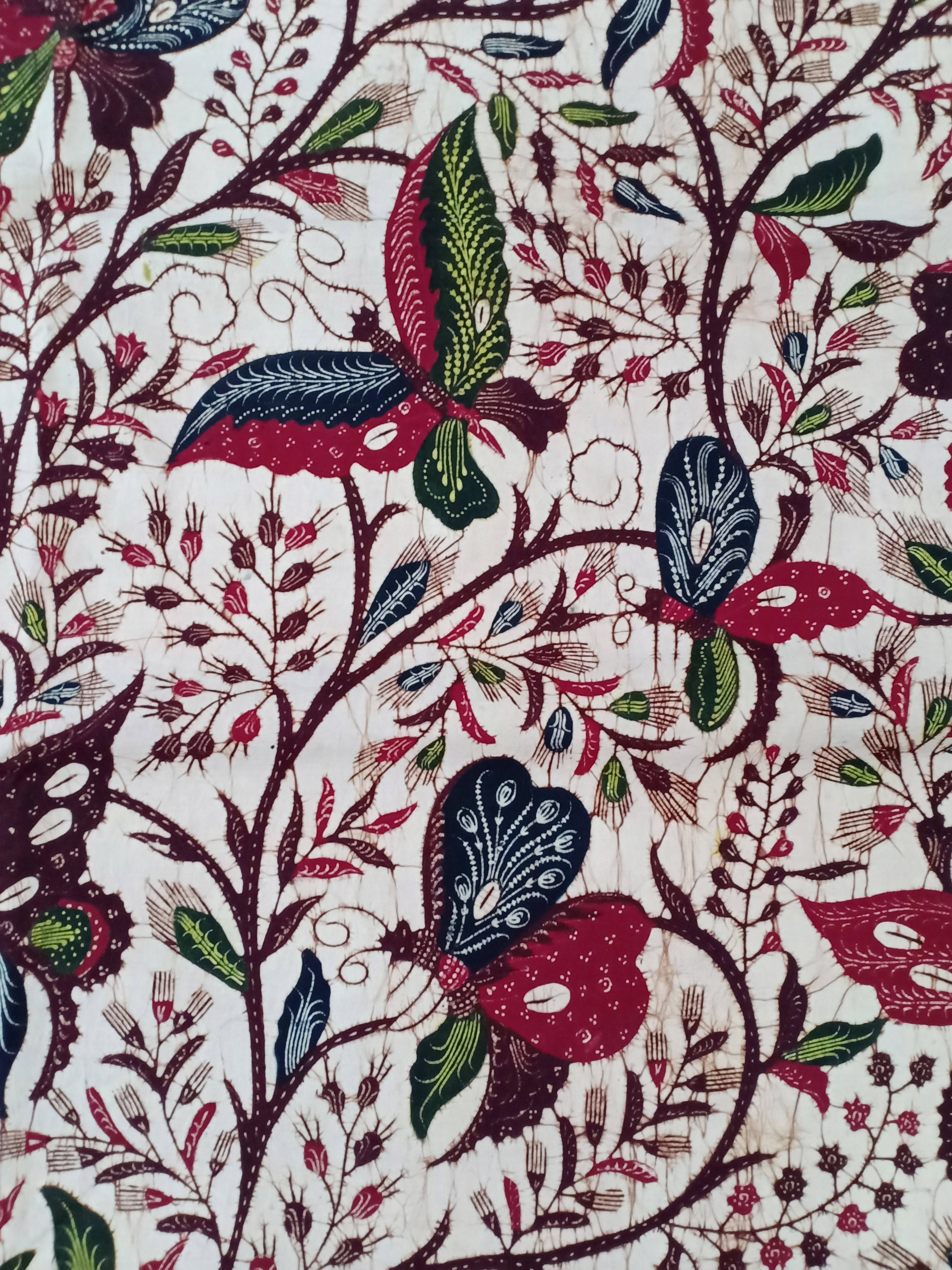 Batik Tulis Tanjung Bumi Motif Kupu-kupu Gentongan Coklat