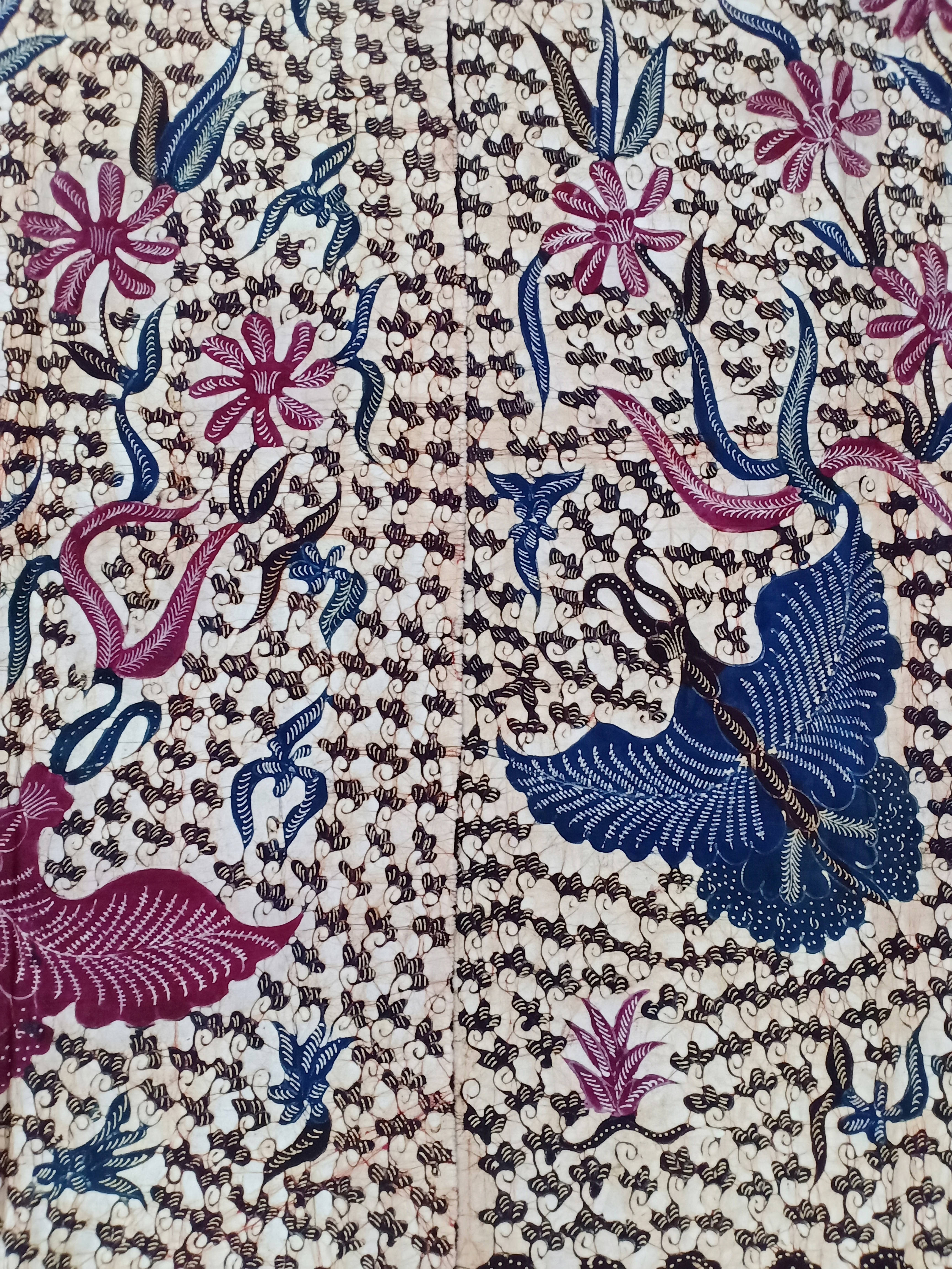 Batik Tulis Tanjung Bumi Motif Kupu-kupu Warna Coklat Kamongan