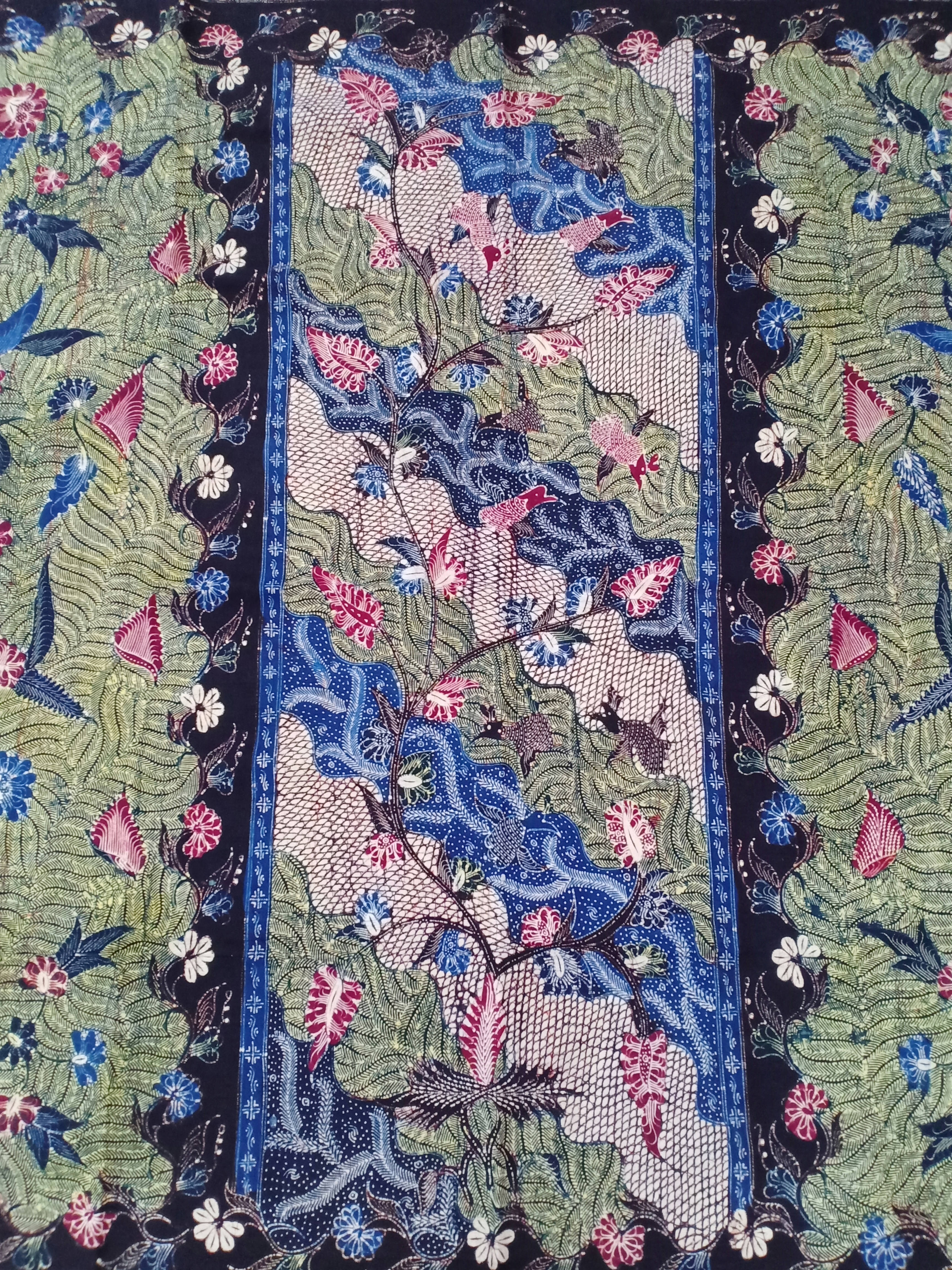 Batik Tulis Tanjung Bumi Motif Carcena Hijau