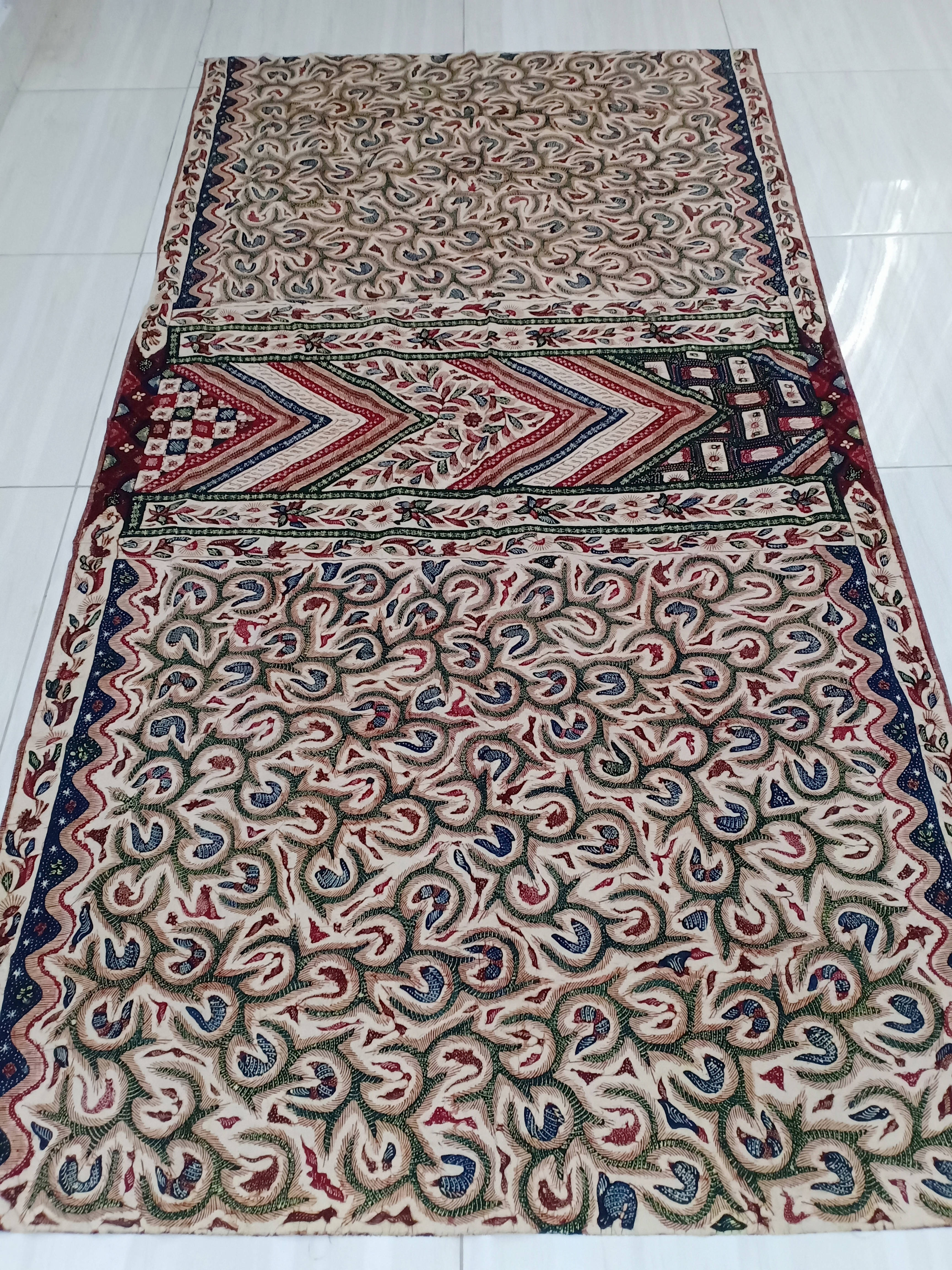 Batik Tulis Tanjung Bumi Madura Motif Ompay Coklat