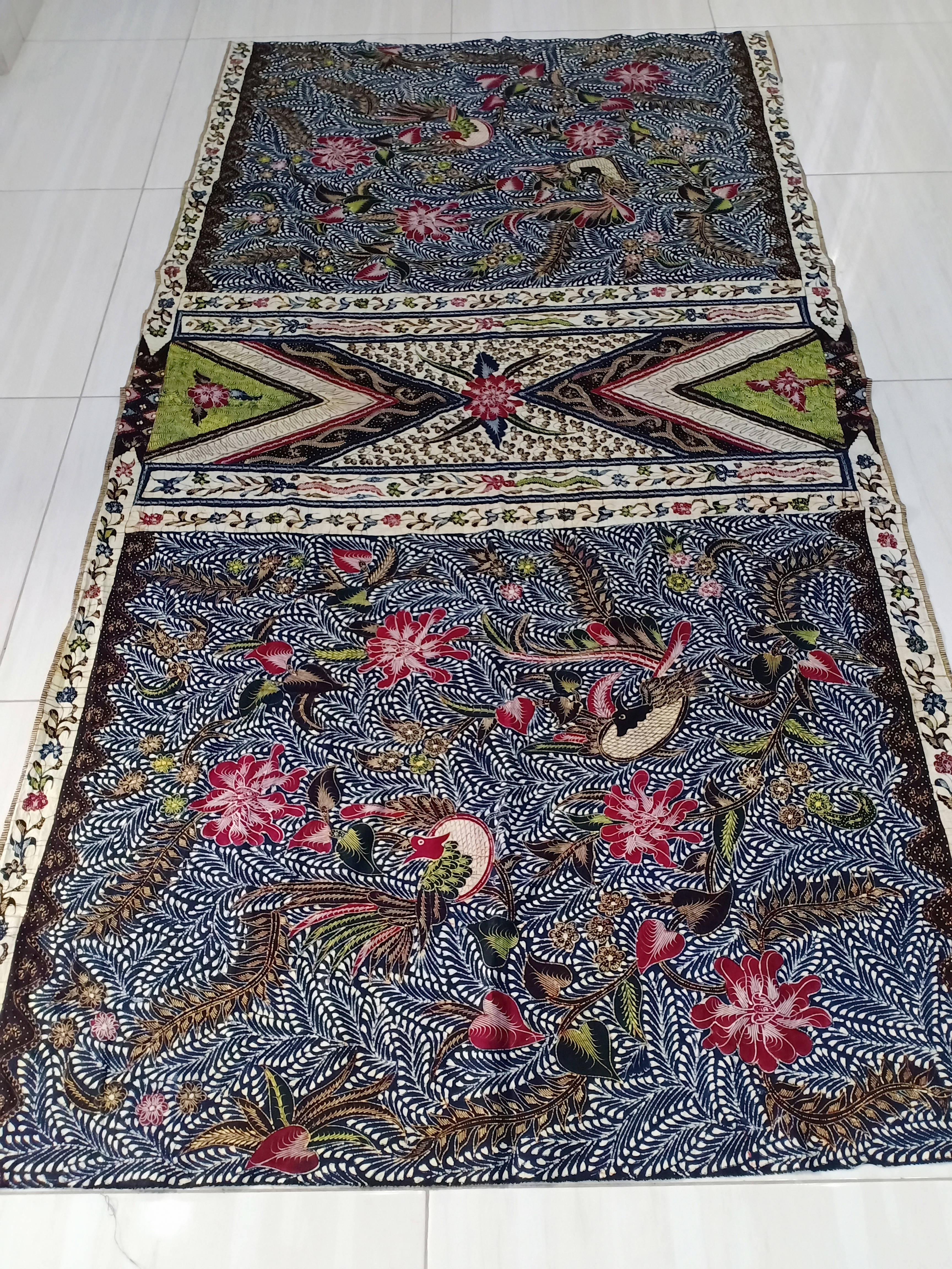 Batik Tulis Tanjung Bumi Motif Toge Warna Biru