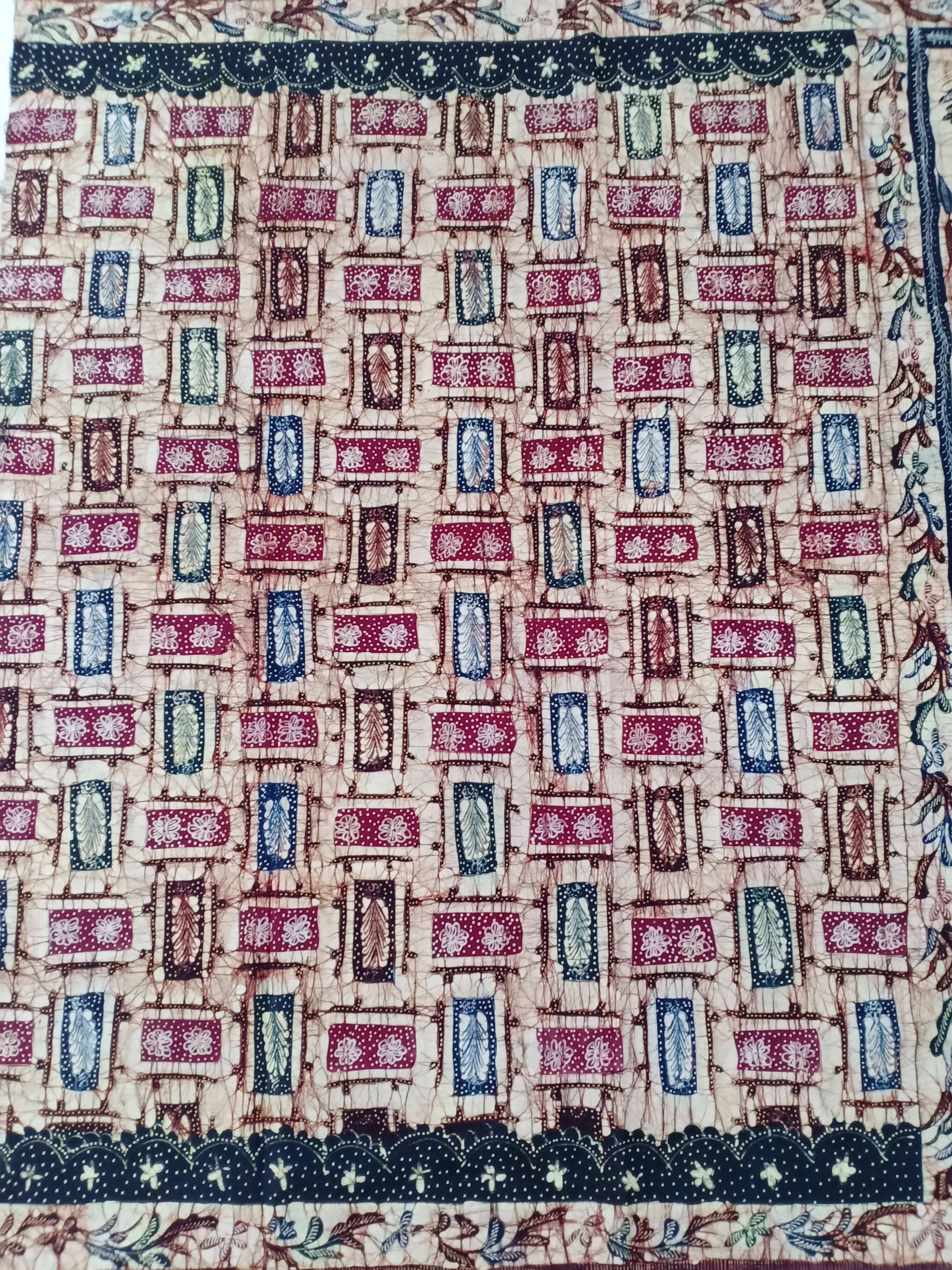 Batik Tulis Tanjung Bumi Motif Kombinasian Warna Kamongan/coklat